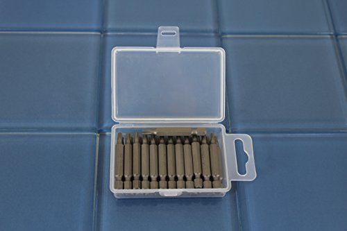 TEMO 25 pc T20 Torx 6 Point Impact Ready 2 Inch Length Screwdriver Insert Bits Hex Shank with Quick Release Slot - size: T20 2"