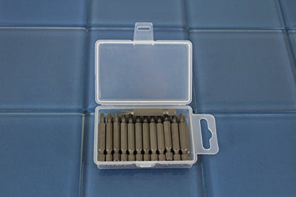 TEMO 25 pc T20 Torx 6 Point Impact Ready 2 Inch Length Screwdriver Insert Bits Hex Shank with Quick Release Slot - size: T20 2"