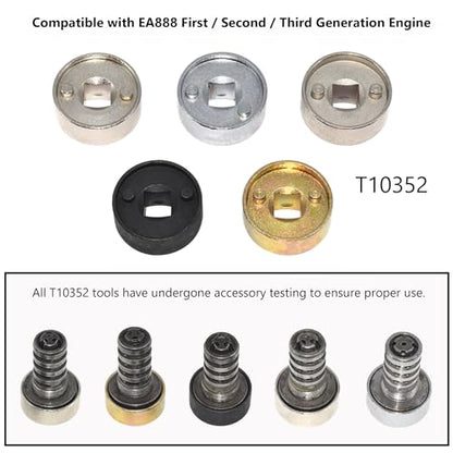 Camshaft Crankshaft Engine Timing Tool Fit for Audi VW, Upgrades Version | 19PC Set Compatible with Audi VW 2006-2018 EA888 1.8 2.0 TSI TFSI T10352 T10368 T40011 T40196 T40267 T40271 T10060A T10354 - size: 19PCS