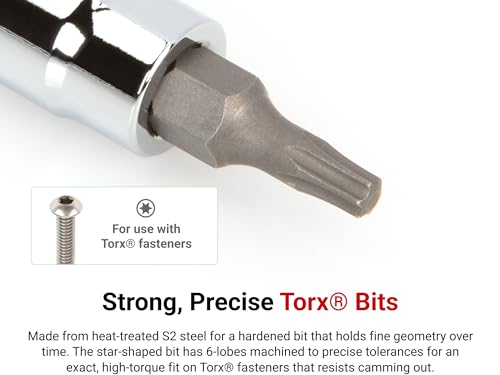 TEKTON Torx Bit Socket Set, 10-Piece | SHB90103