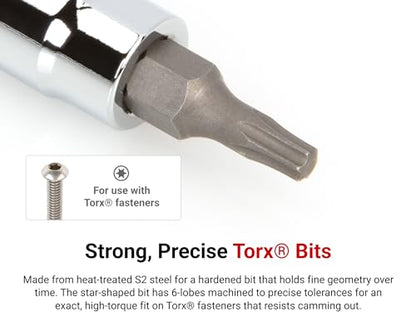 TEKTON Torx Bit Socket Set, 10-Piece | SHB90103