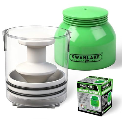 SWANLAKE GARDEN TOOLS Premium Bearing Packer Kit, Portable Handy Wheel Bearing Packer Tool, Effortlessly Flushes Old Grease and Repacks Wheel Bearings