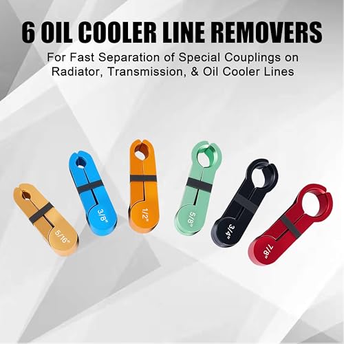 SGT 26pcs Master Quick Disconnect Tool Set,Fuel Line Disconnect Tool Set for A/C Fuel & Transmission Systems，Line Disconnect Tool Kit Apply to Most Vehicles - color: Red