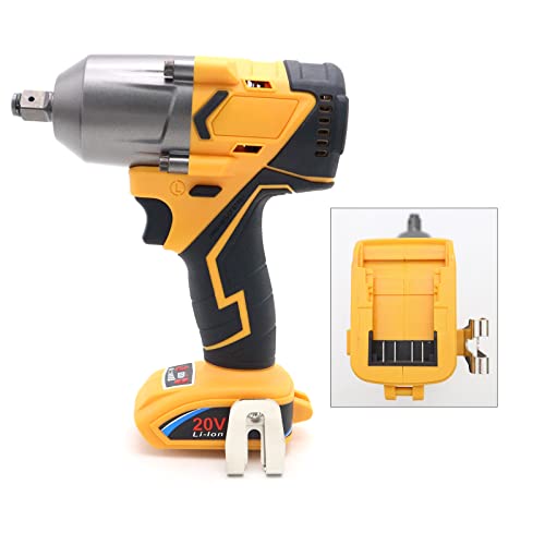 500 ft-lbs maximum torque, 20V 1/2 inch cordless impact wrench-brushless, 4-speed adjustment, automatic start and stop.(Host only/Without battery). - size: 1/2 600Nm