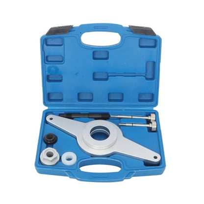 waltyotur 7 Pcs Vibration Damper Holding Tool Crankshaft Pulley Removal Shock Absorber Kit Replacement for Skoda 1.8L 2.0L 4V TFSi EA888 Replacement for T10531