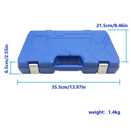 ZKTOOL 11PC(All Vehicles) 300 Psi Engine Cylinder Compression Tester with M10 M12 M14 M16 M18, Automotive Engine Compression Tester Adapter Kit. - size: Standard 300 PSI | 11-Piece Kit