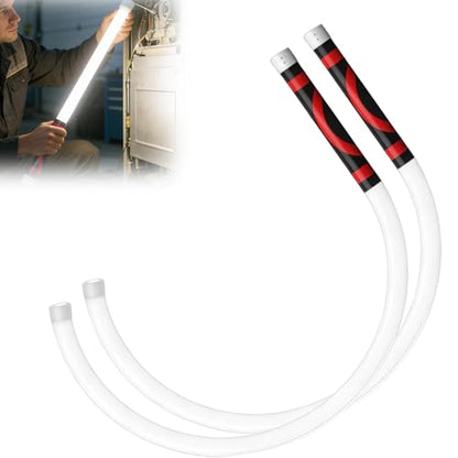 Bendable Led Flashlight Stick, 2026 New Flexible LED Light Stick, 27" Rechargeable Flashlight with High Lumen & 3 Brightness Modes, for Car Repairs, Mechanical Inspection & Tight Spaces (2PC) - color: 2PC