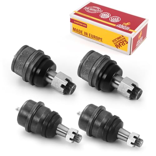 Metrix Premium Chassis Parts - 4 PC Front Upper & Front Lower Ball Joint Kit Fits 2000-2001 Dodge Ram 1500 4WD, Replacement K7401, K3134T, Made in Europe