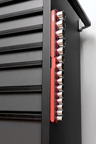 Steelman 2-Piece Magnetic Socket Storage and Parts Accessory Tray Set, Small (6-Inch) and Medium (12-Inch) (75107) - size: 2-pcs Small (6-Inch) and Medium (12-Inch)