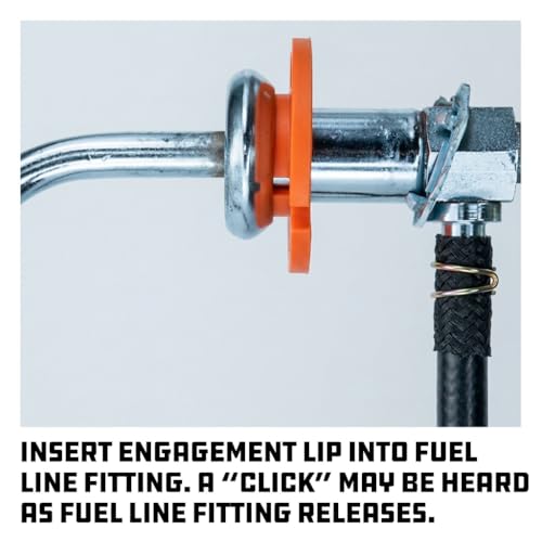 Powerbuilt 6 Piece A/C and Fuel Line Disconnect Set, 5/16" 3/8" 1/2" 5/8" 3/4" 7/8", For Quick and Easy Separation of Fuel, A/C and Automatic Transmission Line Quick-Disconnect Fittings - 648424