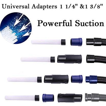 1-1/4inch & 1-3/8'' Vacuum Attachments Mini Micro Tool Attachment 9 Piece Set