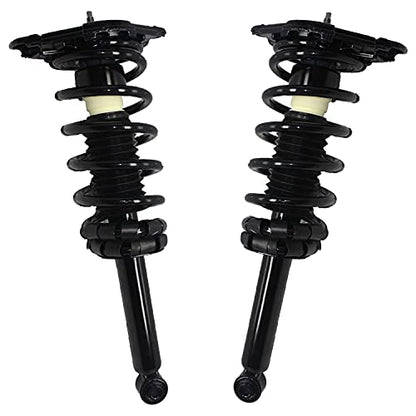 Detroit Axle - Rear Struts for 2000-2006 Nissan Sentra 2 Complete Struts w/Coil Spring 2001 2002 2003 2004 2005 Replacement Suspension - size: 171312 x2/PAIR