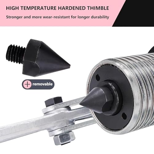 Pink Hydraulic Gear Puller, Professional 3 Jaw Gear Puller, Heavy Duty Gear Removal Tool for Slide Gears, Industrial Hydraulic Bearing Buster, 2 Or 3 Jaws Bearing Hub Separator,10T