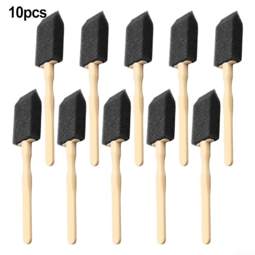 Auto Detailing Brush Kit Soft Bristles Air Conditioner Vent Cleaner For Car Interior Dusting Dashboard Cleaning Tool Black 14cm(10Pcs) - size: 10Pcs