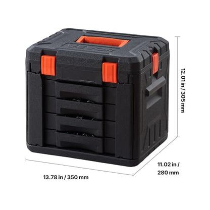 VEVOR Mechanics Tool Set, 230-Piece Mechanic Tool Kit, 1/4 in, 3/8 in, and 1/2 in Drive, SAE and Metric Socket Set, Wrenches, Screwdriver Bits, Accessories, and Storage Case, for Automotive Repair - size: 1/4"&3/8"&1/2", style: 230 PCS
