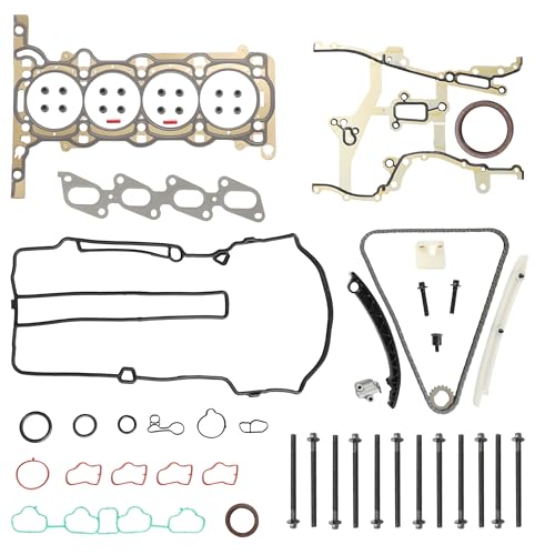 1.4 Ecotec Full Gasket Set w/Timing Chain Kit & Bolt For Chevy 2011-2016 | Fit for Chevy Trax Sonic Cruze Buick Encore 1.4L Turbo LUJ/LUV OE#HS26540PT-1 ES72474 - color: For GM 1.4L 2011-2016 Kit 2