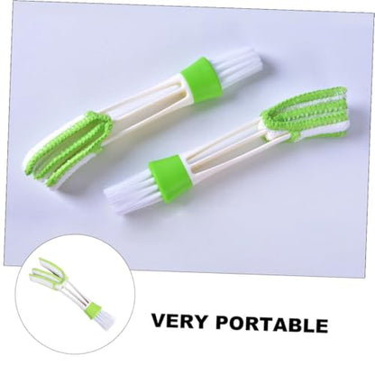 Ciieeo Car Air Vent Detail Brush 3pcs Set Double-Ended Louver Cleaner Duster for Automotive Air Conditioner Vents Interior Crevice Cleaning Tool for Car Dashboard