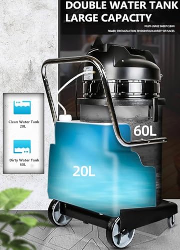 20L/30L/40L Commercial Carpet Cleaner Machine - 3 in 1 Portable Ex-tractor for Car Detailing | Stainless Steel Body Carpet/Sofas Cleaner Machine,40L - size: 40L