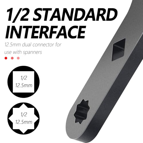 Upgraded Lower Control Arm Prying Tool,1/2" Drive Breaker Bar Control Arm Bushing Tool and Ball Joint Removal Tool,Universal Lower Control Arm Tool Suspension Tools Car Accessories