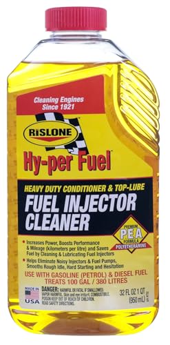 Rislone 4732 Fuel Injector Cleaner with Upper Cylinder Lubricant, 32 oz - style: 1 Pack