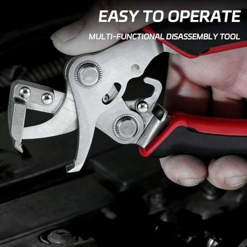 Car Clip Pliers Fastener Removal Tool Alloy Steel Disassembly | Removes push clips, rivets & buckles without scratching. Alloy steel vs cheap plastic. Ergonomic grip reduces fatigue.1 pcs