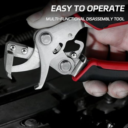 Car Clip Pliers Fastener Removal Tool Alloy Steel Disassembly | Removes push clips, rivets & buckles without scratching. Alloy steel vs cheap plastic. Ergonomic grip reduces fatigue.1 pcs