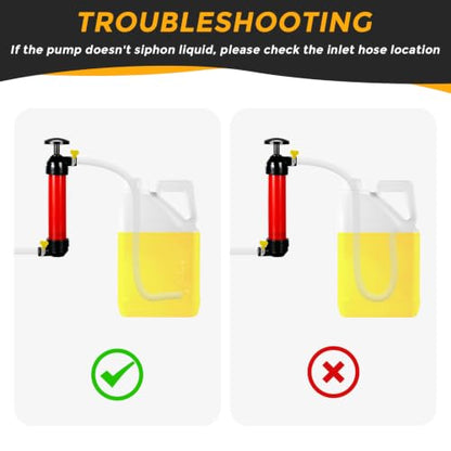 Multi purpose liquid transfer pump,manual pump siphon, fish tank siphon pump, fuel siphon pump, lawn mower oil pump, RV Antifreeze Pump Kit.Suitable for transferring liquids such as water and fuel.