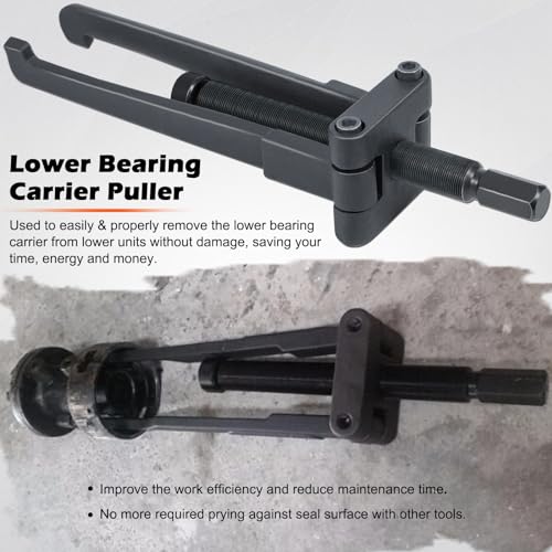 Bonbo Lower Bearing Carrier Puller Fits for Yamaha Johnson Evinrude Mercury Honda Mercruiser, Compatible with Most Gearcase 115hp and Above (Black)