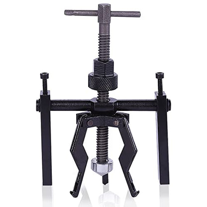 3 Jaw Inner Pilot Bearing Puller Auto Bushing Carbon Steel Gear Extractor Wheel Bearing Puller Automotive Machine Tool Kit for Car SUV Motorcycle Motorbike