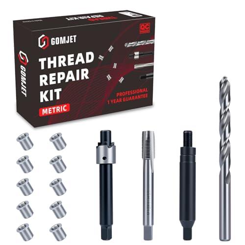 M8X1.0 Metric Thread Repair Kit, with M8X1.0X11.7MM Stainless Steel Insert Qty 10 - size: M8x1.0x11.7mm