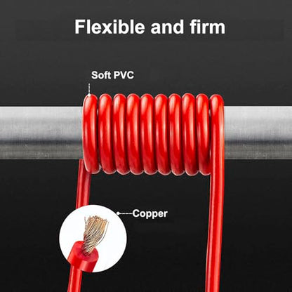 Dual-Ended Alligator Clip Electrical Test Leads 1000V 15A 3.5ft Jumper Wire | 1M Flexible Protective Copper Cable Crocodile Clip, Testing Wires with Insulators Gator Clips for Testing 2PCS