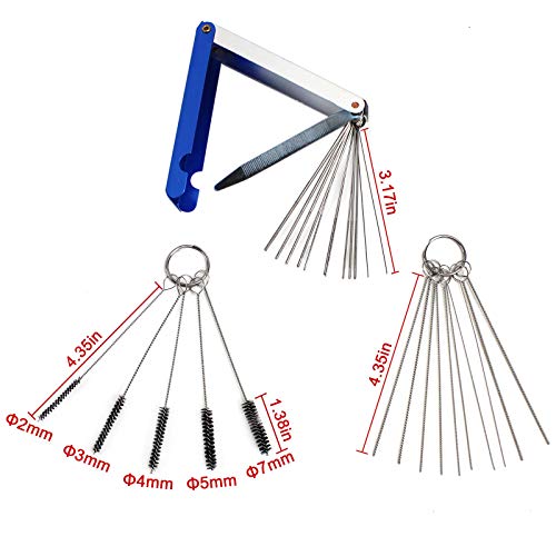 PANGOLIN Carburetor Adjustment Tool Kit Carb Cleaning Tool Kit with Case | 10 Pcs Tune-up Adjusting Tool with Ignition Spark Tester for Common 2 Cycle Carburetor Small Engine
