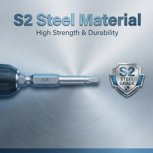 30 Piece Hex Head Allen Wrench Drill Bit Set, 1/4 Inch Shank Metric and SAE S2 Steel Hex Bit Set, Magnetic Tips 50mm Long (SAE+METRIC BITS) - style: 30 Piece Hex Head