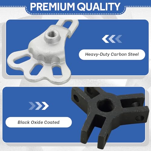 DASBET 17PCS Slide Hammer Puller Set | 2/3 Jaw Sliding Hammer Bearing Puller Kit Dent Hub Gear Puller Remover Set, 9-Way Internal External Puller Hub Puller