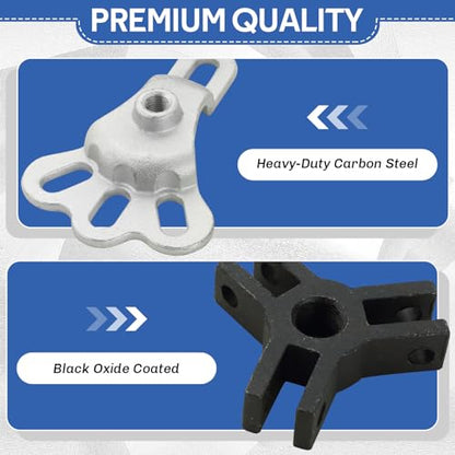 DASBET 17PCS Slide Hammer Puller Set | 2/3 Jaw Sliding Hammer Bearing Puller Kit Dent Hub Gear Puller Remover Set, 9-Way Internal External Puller Hub Puller