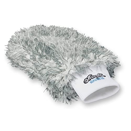 IncrediFlair Car Wash Mitt – Premium Microfiber Wash Mitt for Cars, Made in Germany, Scratch-Free Cleaning - size: 9" x 6"