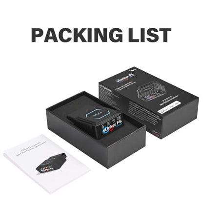Vgate vLinker FS Bluetooth FORS-can 0BD2 Adapter for-d Fixd Car Diagnostic Tool OBD2 Scanner Bluetooth MS-CAN Work for iOS, Android & Windows, Black