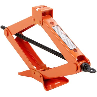 VEVOR Scissor Jack, 2.5 Ton/5512 lbs Scissor Car Jack with 3.7"-17.1" Lifting Range, Heavy Duty Tire Changing Kit, Includes Ratchet Wrench, Lug Wrench & Socket, Fits Most Cars Trucks Sedans SUV MPV