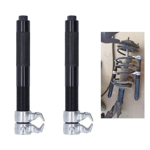 Luocute 2Pcs Spring Compressor Tool, 2200 lb Heavy Duty Macphersons Strut Coil Spring Compressions Set with Safety Jaws for Car Truck ATV UTV, Macphersons Strut Compressor Set