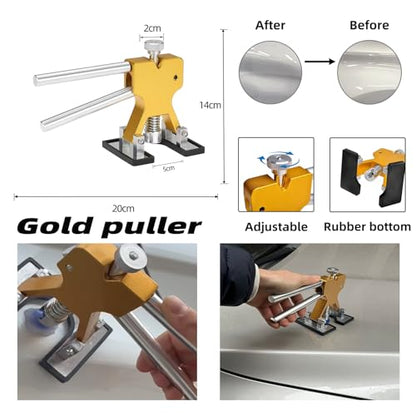 176pcs M16 Big Size Anti-slip Slide Puller,Paintless Car Dent Removal Kit,Bodywork Hail Damage Repair,Auto Body Dent Removal Tools,Dent Pulling Dings Remover Tools Kit(176pcs M16 Slide Puller) - size: 176pcs(M16 Slide Puller)