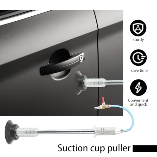 Air Pneumatic Dent Puller Car Auto Body Repair Suction Cup Slide Hammer Puller Kit, Repair Pull Hammer Tool Dent Repair Kit Pulls Dents