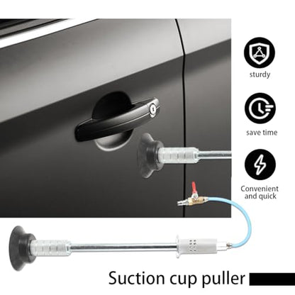 Air Pneumatic Dent Puller Car Auto Body Repair Suction Cup Slide Hammer Puller Kit, Repair Pull Hammer Tool Dent Repair Kit Pulls Dents