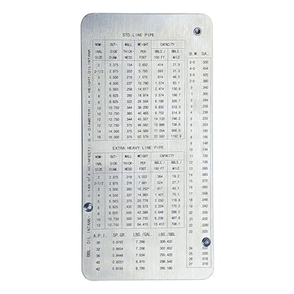 HFS(R) Pipe Pit Welding Gauge Gage Test Ulnar Welder Inspection 0 to 1/2" in 1/64" & .020 Increments - size: Pipe Pit