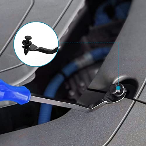 GLK Trim Removal Tool Pry Tool Kit | Door Panel Removal Tool, Fasteners Remover, Automotive Hook Set, 9pcs - color: Blue