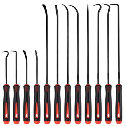 12PCS Automotive Hook and Pick Tool Set, Precision Hook and Pick Tool Set Car Auto O-Ring Seal Gasket Picks Hooks Puller Remove, Mechanic Professional Tools,Car Repair Essentials