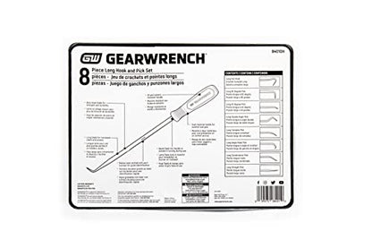 GEARWRENCH 8 Pc. Long Hook & Pick Set - 84010H - size: 8 Pc. Set