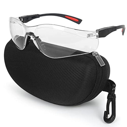 AntiFog Shooting Glasses ANSI Z87.1 Eye Protection for Indoor Oudoor - color: Clear Lens