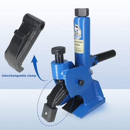 HKTE Manual Tire Bead Breaker for Aluminum Wheels, ATV Tires, Tractors, Trucks, Cars, and Heavy-Duty Tire Repair – Handle Design with U.S. Patented - color: Manual Tire Bead Breaker with handle