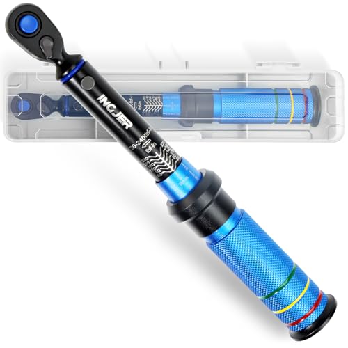 Torque Wrench, UPGRADE 1/4 Torque Wrench, Mini 20-240in.lb | 2.3-27.1Nm,±3% Precision Dual-Direction, Adjustable 72 Tooth Torque Wrench Bicycle for Bike, Professionals & DIYers - size: 1/4inch 20-240in.lb