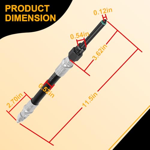 YMT 303-757 Diesel Compression Tester Adapter Hose Fits for Ford Pickups and Vans with 6.0L Powerstroke Diesel Engines 2003-2006,Replace for 6660